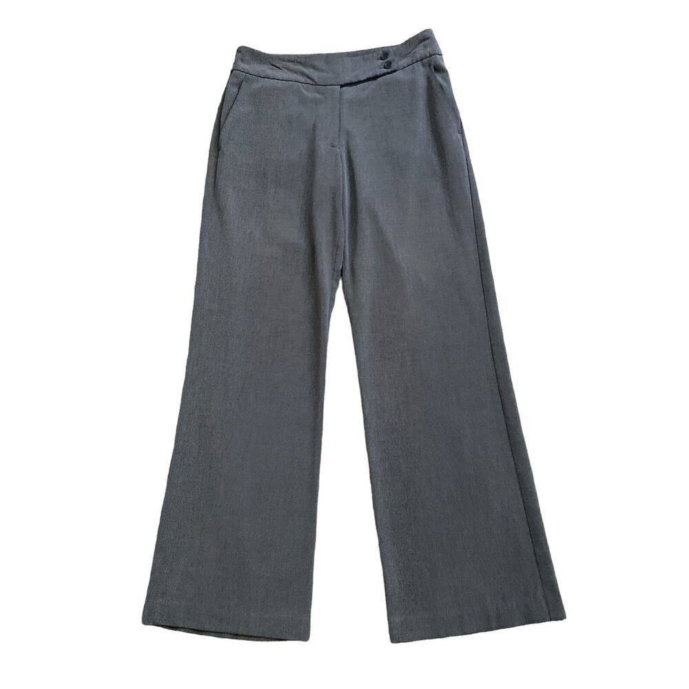 Ninety Gray Dress Pants Womens Size 6 Career Straight Leg Stretch 31" Inseam